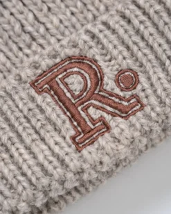 Outlet Academy Embroidered Pom Pom Beanie Womens Beanies & Knits