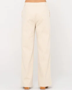 New Amanda High Waisted Wide Leg Cord Pant Womens Pants