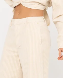 New Amanda High Waisted Wide Leg Cord Pant Womens Pants