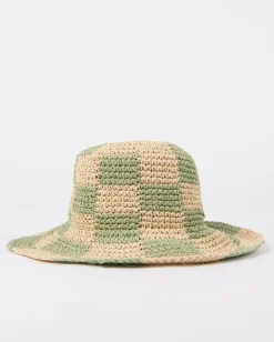 Hot Ariel Natural Straw Bucket Hat Womens Caps & Hats