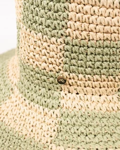 Hot Ariel Natural Straw Bucket Hat Womens Caps & Hats