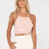 Cheap Bad Habits Halter Neck Top Womens Tees & Tanks