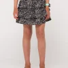Hot Balnear Floral Printed Mini Skirt Girls Kids Bottoms