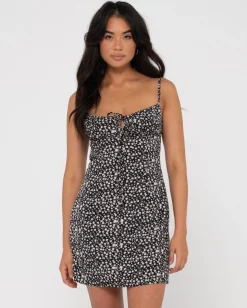 Cheap Balnear Floral Slip Mini Dress Womens Mini Dresses