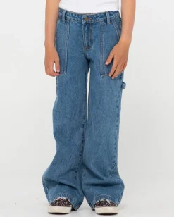 Sale Billie Low Denim Carpenter Pant Girls Kids Bottoms