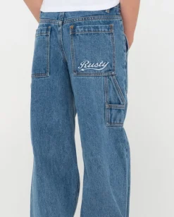 Sale Billie Low Denim Carpenter Pant Girls Kids Bottoms