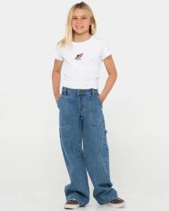 Sale Billie Low Denim Carpenter Pant Girls Kids Bottoms