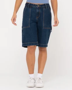 Best Billie Low Rise Carpenter Jort Womens Denim
