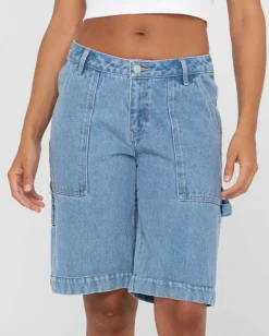 Online Billie Low Rise Carpenter Jort Womens Denim