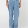 Cheap Billie Low Rise Denim Carpenter Jean Womens Denim