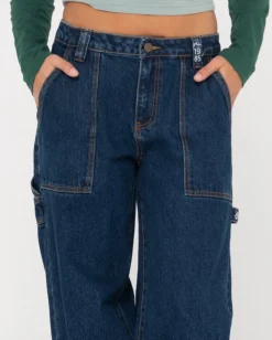 Shop Billie Low Rise Denim Carpenter Jean Womens Pants