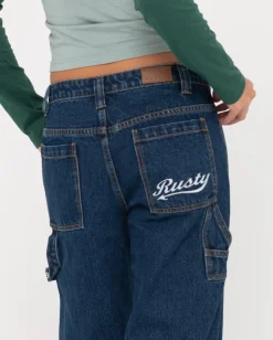 Sale Billie Low Rise Denim Carpenter Jean Womens Denim