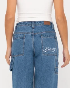 Hot Billie Low Rise Denim Carpenter Jean Womens Pants