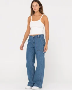 Hot Billie Low Rise Denim Carpenter Jean Womens Pants