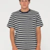 Cheap Biscuits Striped Short Sleeve Tee Mens Tees