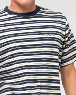 Cheap Biscuits Striped Short Sleeve Tee Mens Tees