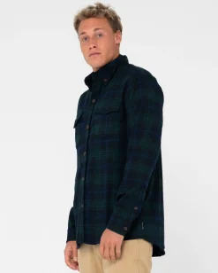 Store Black Watch Long Sleeve Flannel Shirt Mens Shirts