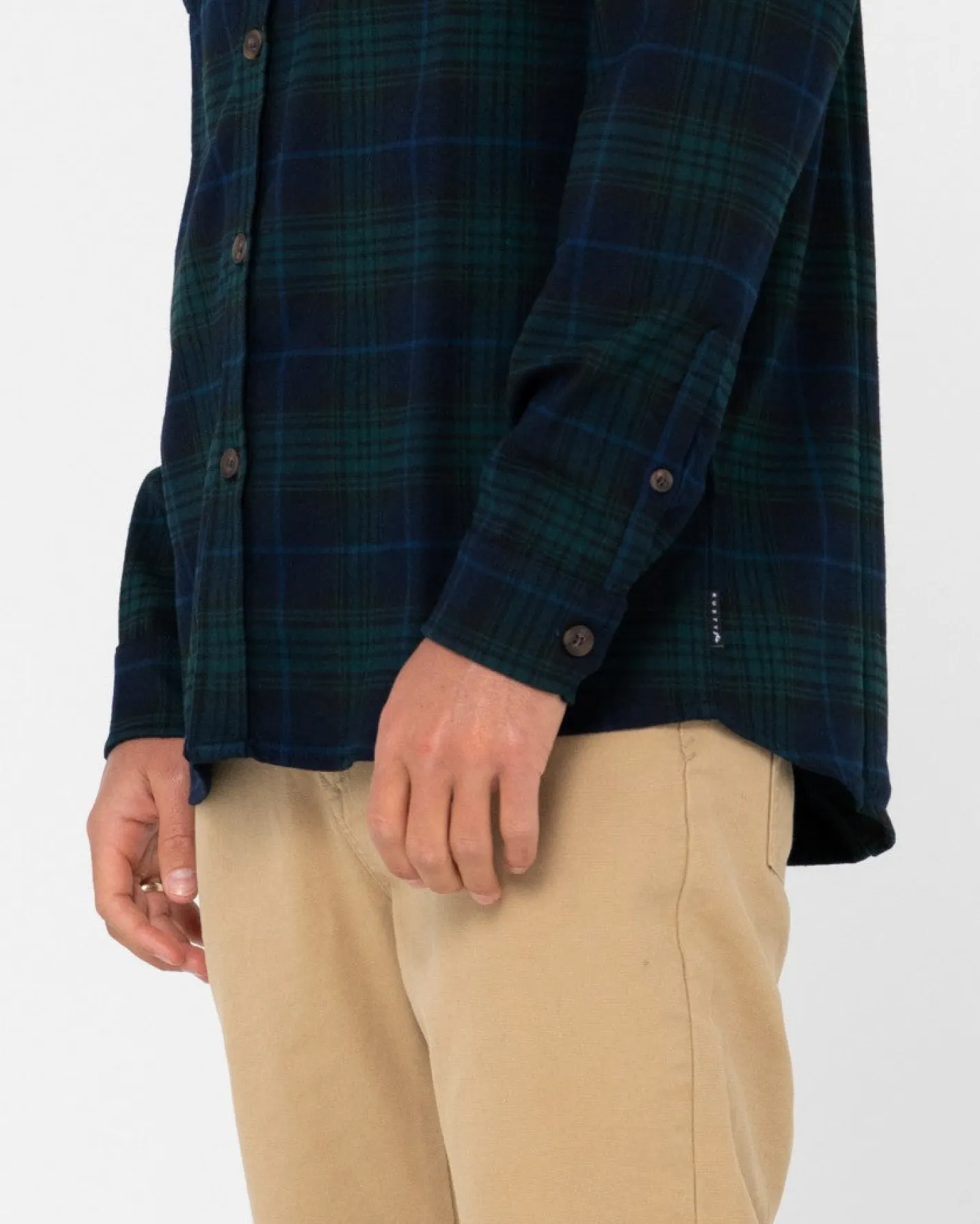 Store Black Watch Long Sleeve Flannel Shirt Mens Shirts