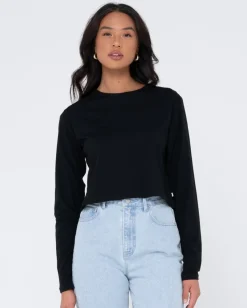Store Blanks Long Sleeve Baby Tee Womens Tees & Tanks