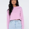 Best Blanks Long Sleeve Baby Tee Womens Basics From 2 For $50*