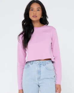 Best Blanks Long Sleeve Baby Tee Womens Basics From 2 For $50*