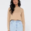 Online Blanks Long Sleeve Baby Tee Womens Basics From 2 For $50*