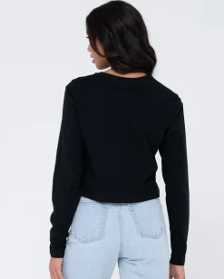 Store Blanks Long Sleeve Baby Tee Womens Tees & Tanks