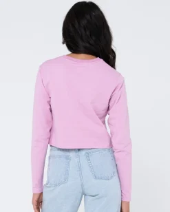 Store Blanks Long Sleeve Baby Tee Womens Tees & Tanks