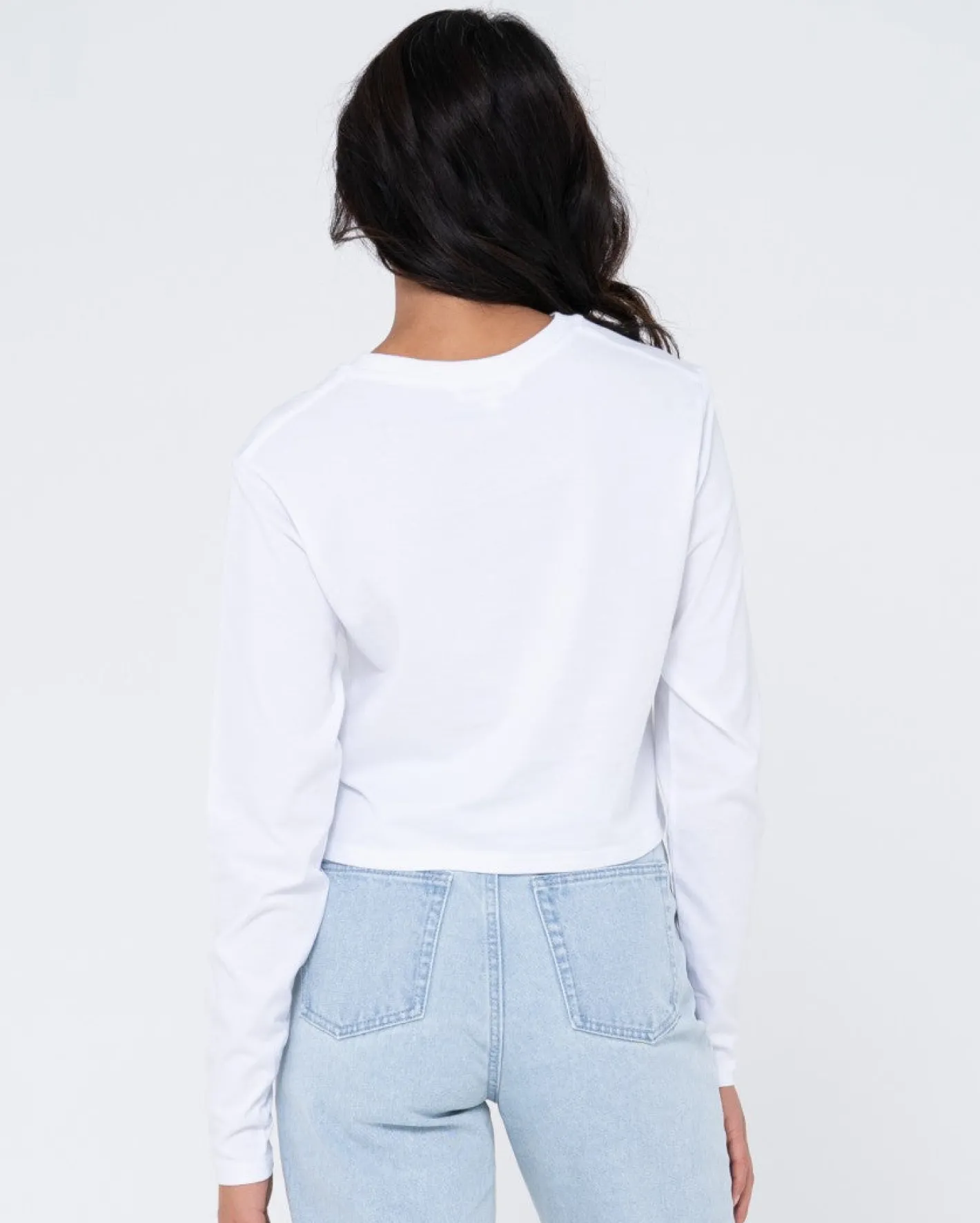 Clearance Blanks Long Sleeve Baby Tee Womens Tees & Tanks