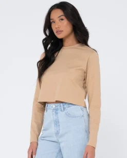 Online Blanks Long Sleeve Baby Tee Womens Basics From 2 For $50*