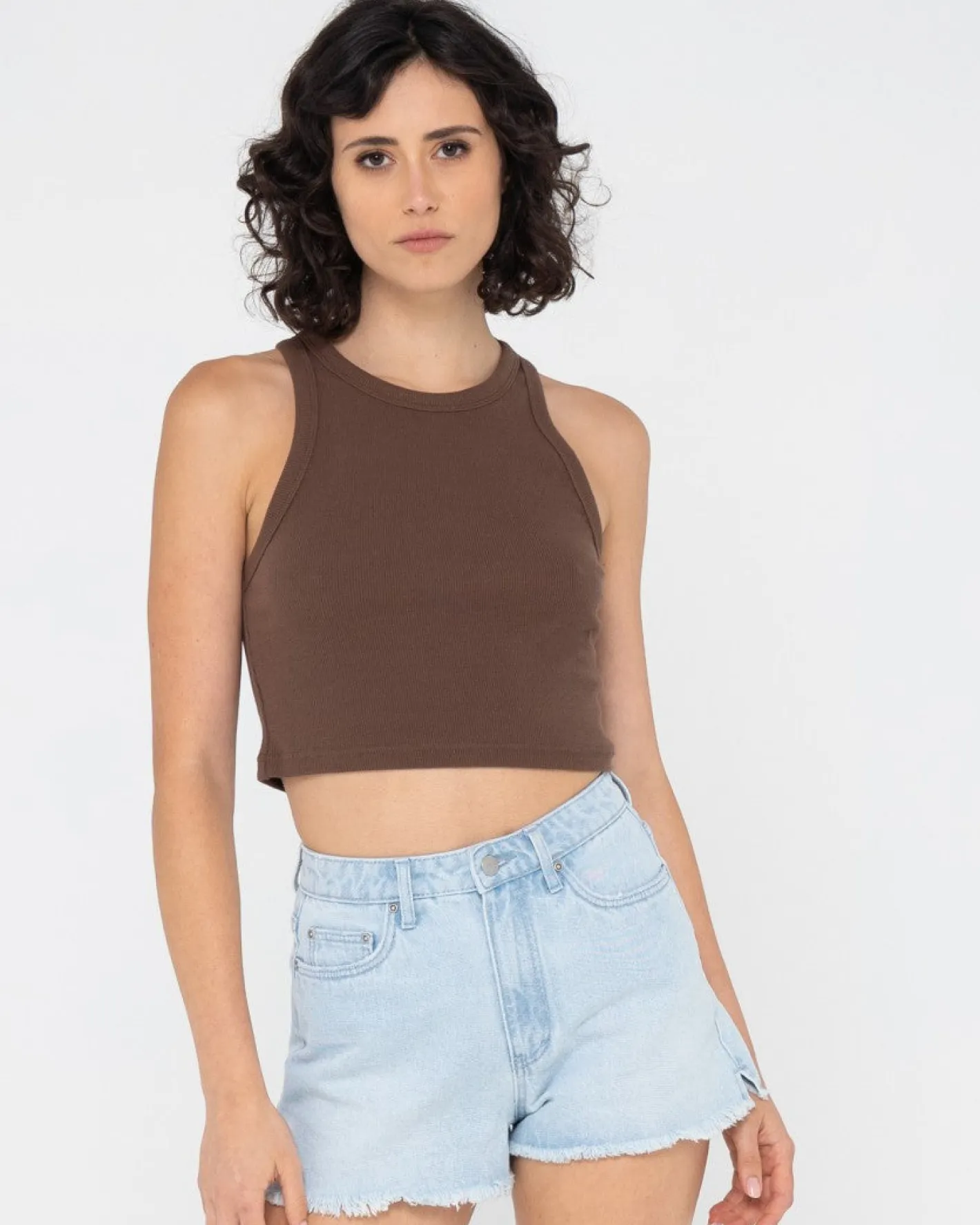 New Blanks Racer Tank Top Womens Tees & Tanks