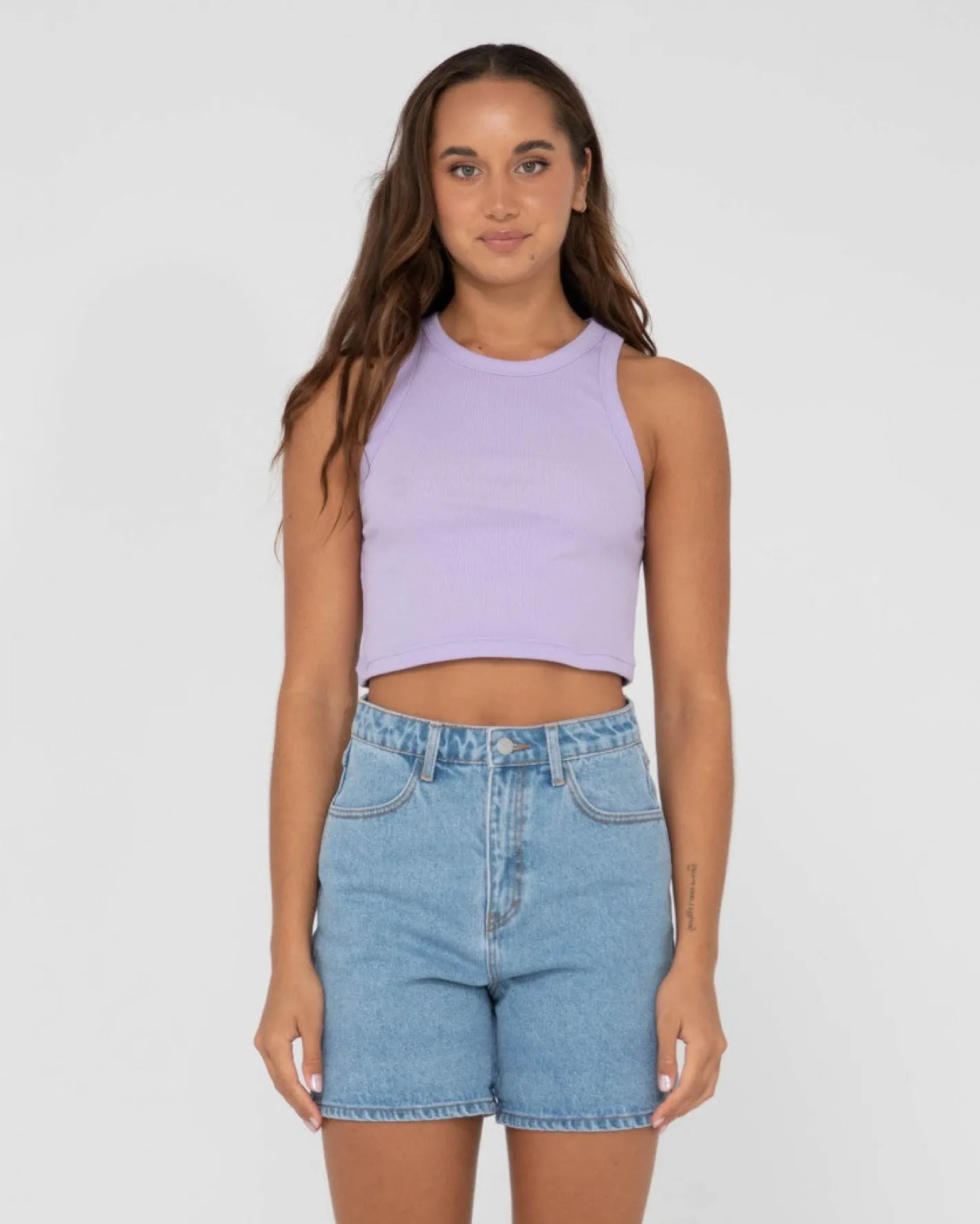 Cheap Blanks Racer Tank Top Womens Tees & Tanks