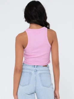 Outlet Blanks Racer Tank Top Womens Tees & Tanks