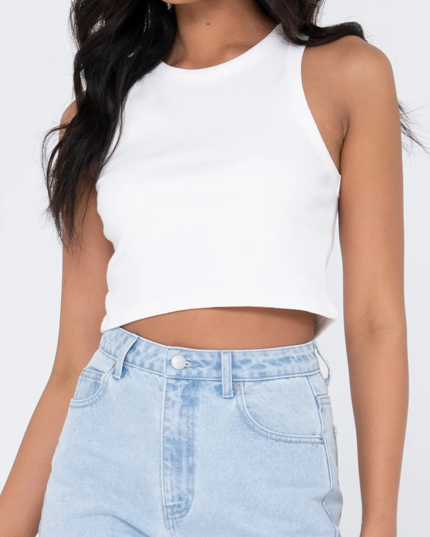 Outlet Blanks Racer Tank Top Womens Basics From 2 For $50*