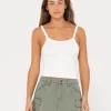 Hot Blanks Skimmer Cami Womens Tees & Tanks