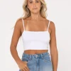 Cheap Blanks Slim Fit Cami Womens Fashion Tops