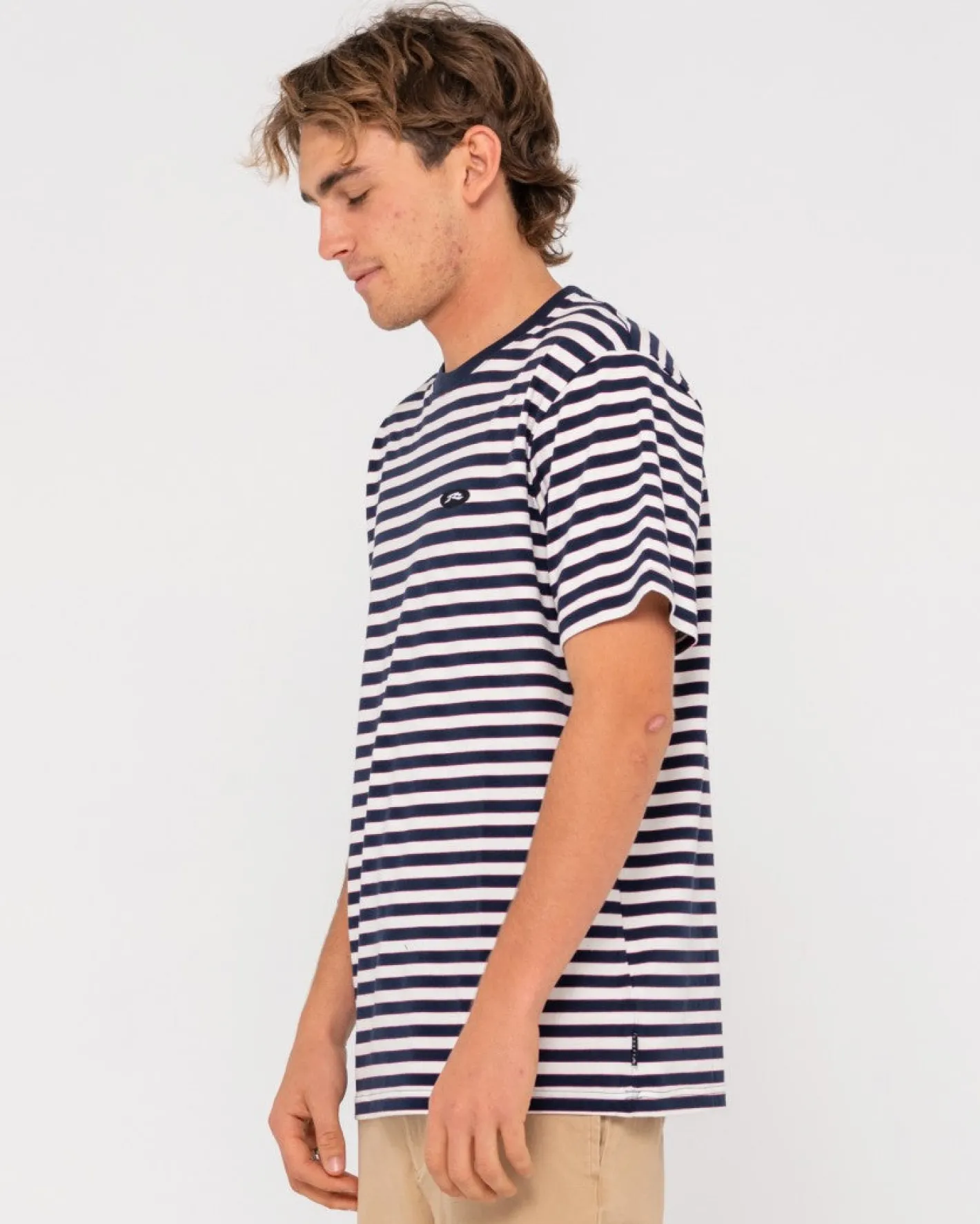 Cheap Blazewater Short Sleeve Striped Tee Mens Tees