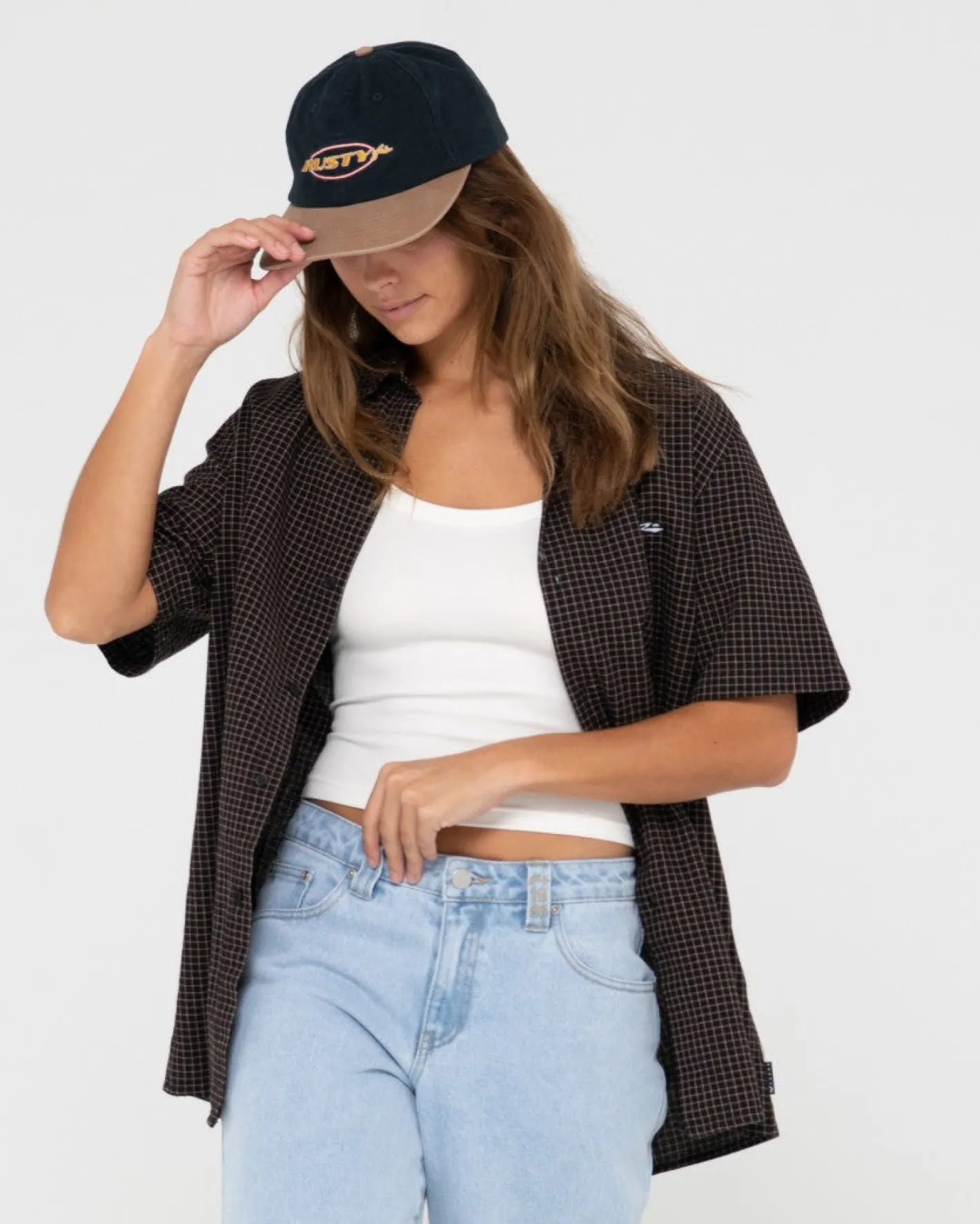 Best Sale Blind Turn Vintage Wash Embroidered Dad Cap Mens Caps & Hats