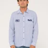 New Boat Day Linen Long Sleeve Shirt Mens Shirts