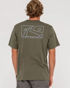 Best Boxed Out Short Sleeve Graphic Tee Mens Tees