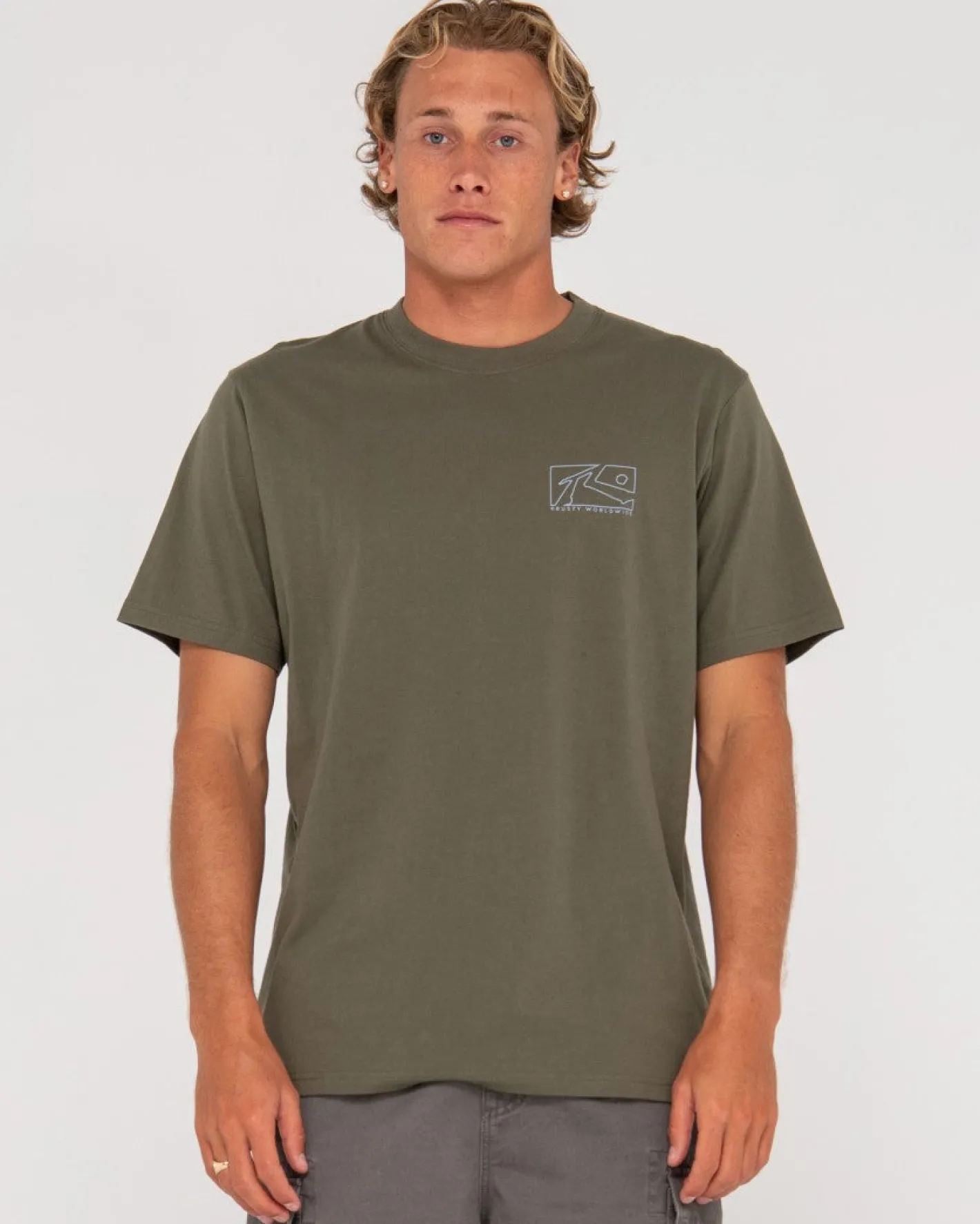 Best Boxed Out Short Sleeve Graphic Tee Mens Tees
