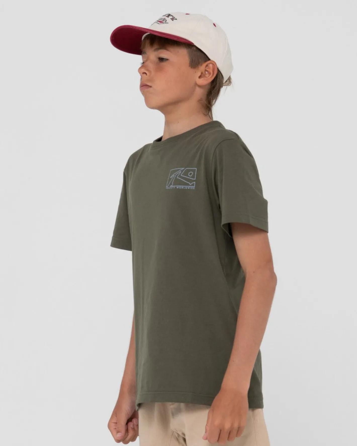 Fashion Boxed Out Short Sleeve Graphic Tee Boys Kids Tops