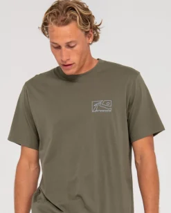 Best Boxed Out Short Sleeve Graphic Tee Mens Tees
