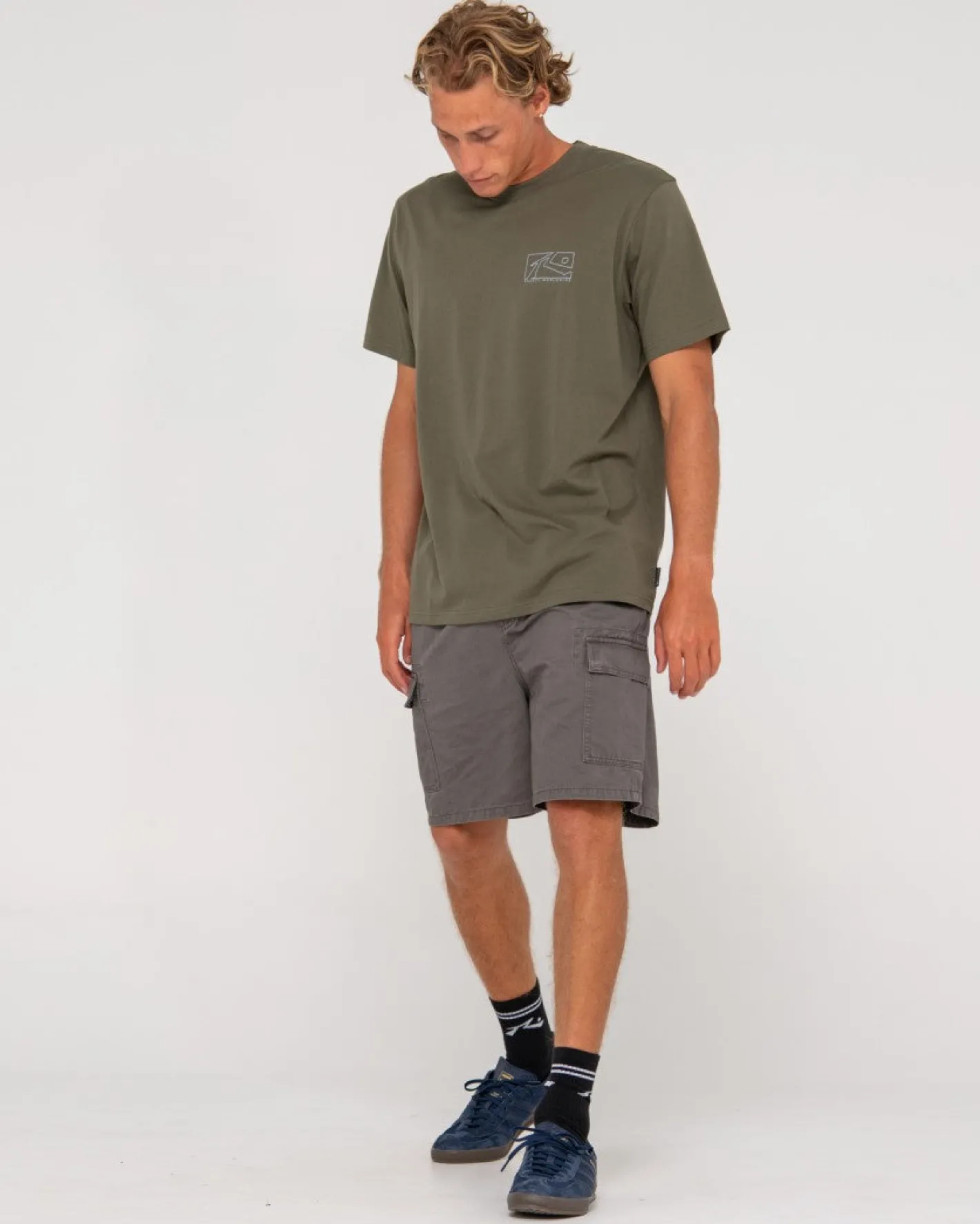 Best Boxed Out Short Sleeve Graphic Tee Mens Tees