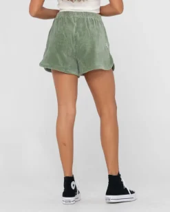 Discount Bronte High Waisted Cord Short Womens Shorts