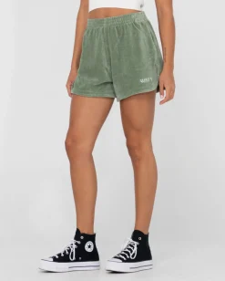 Discount Bronte High Waisted Cord Short Womens Shorts