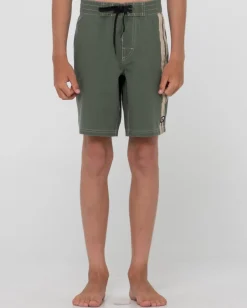 Clearance Burnt Rubber Vintage Wash Boardshort Boys Kids Boardshorts