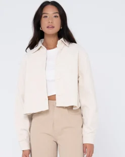 Sale Carmen Cord Overshirt Jacket Womens Jackets