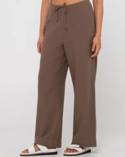 Best Carolina High Waisted Relaxed Fit Linen Pant Womens Pants