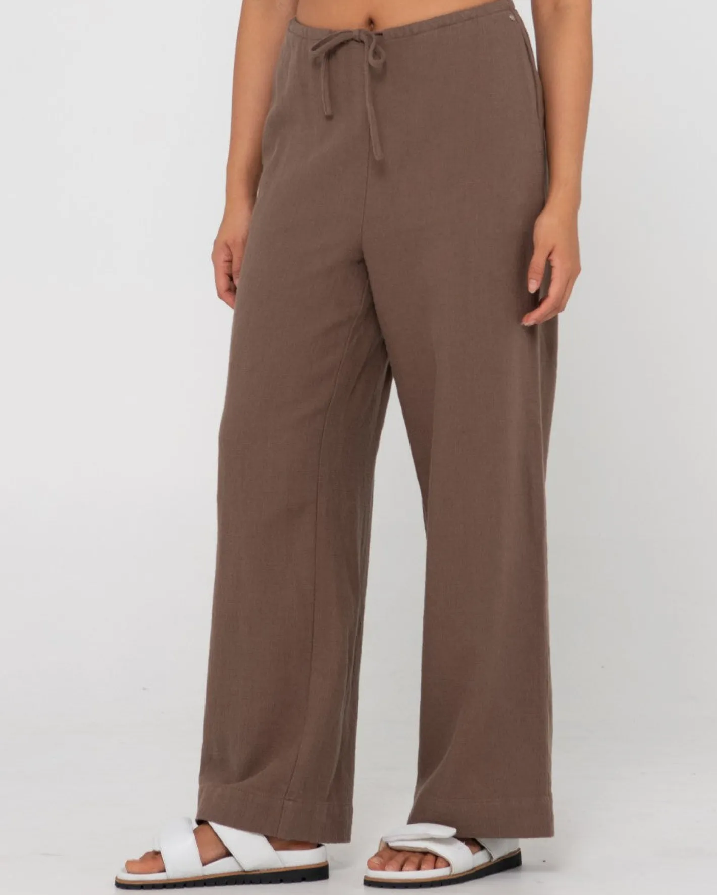 Best Carolina High Waisted Relaxed Fit Linen Pant Womens Pants